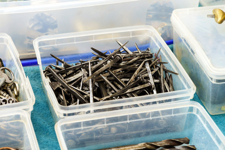 Sunday brocante in small alsacien village, Franceの写真素材