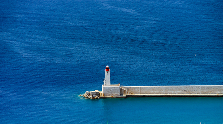 Summer day in Nice, France, Cote d'Azur. Travel concept.の写真素材