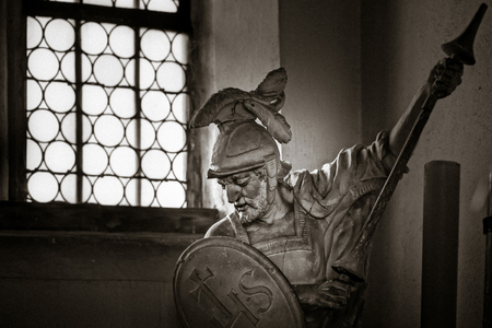 Chapelle Saint-Sebastien de Dambach-la-Ville , Alsace, Franceのeditorial素材