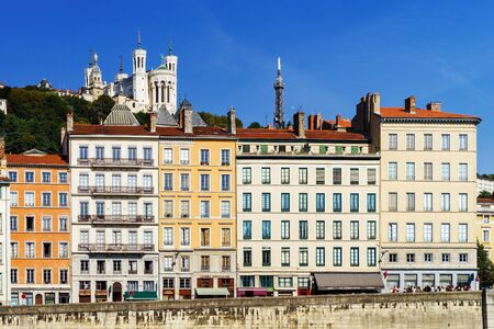 Lyon city landscape view, France, travel conceptのeditorial素材