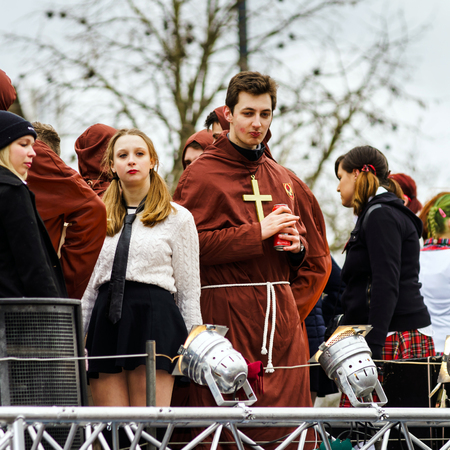 Editorial,14st February 2016: Selestat, France: Carnival and parade throught the streets....