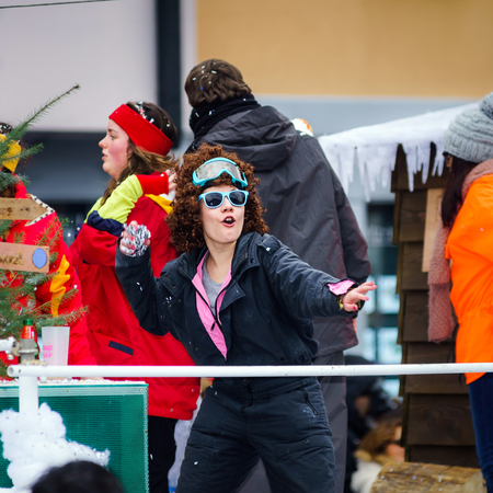 Editorial,14st February 2016: Selestat, France: Carnival and parade throught the streets....