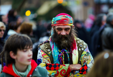 Editorial,14st February 2016: Selestat, France: Carnival and parade throught the streets....
