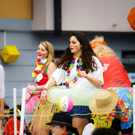Editorial,14st February 2016: Selestat, France: Carnival and parade throught the streets....