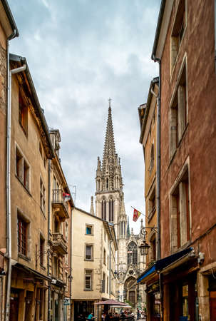 Editorial,31st July 2016: Nancy, France: Touristic center of the city, street view