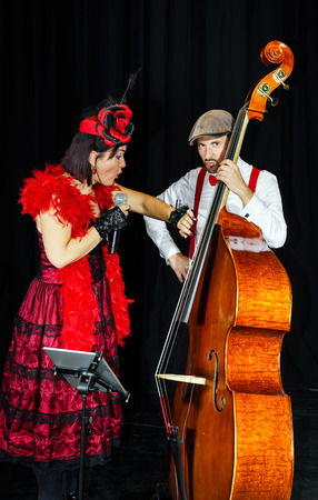 Editorial, 2nd September 2016: Illkirch, Strasbourg, France:  Concert of Christel Kern chanson music...