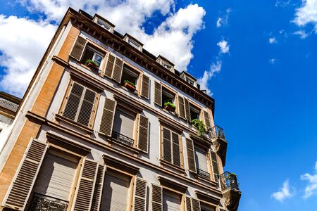 Classic historical architecture of Strasbourg city, Alsace, Franceの写真素材