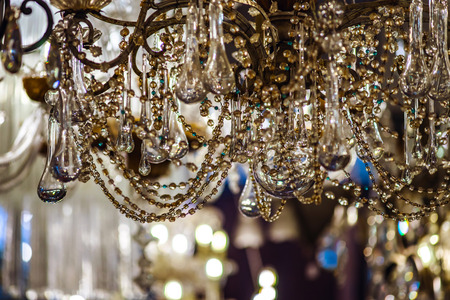 Vintage crystal lusterの写真素材