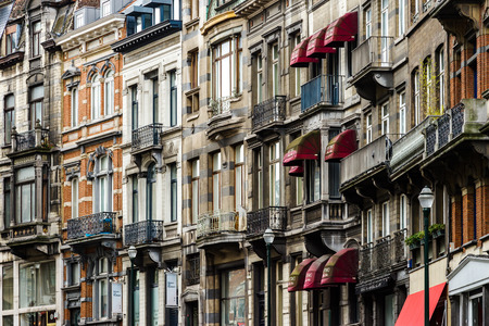 Editorial: 16th April 2017: Brussels, Belgium. Old architecture of the capital.のeditorial素材