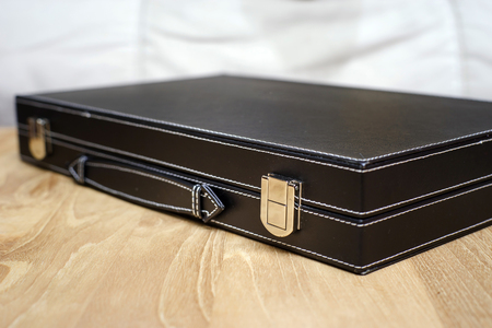 Case for documents closeup view, rectangular and new