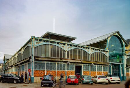 Editorial: 9th March 2018: Dijon, France. Street view, sunny day, city centerのeditorial素材