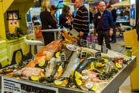 March 19, 2018. Strasbourg, France. 1st Exibition (Egast) of food equipment and gastronomyのeditorial素材