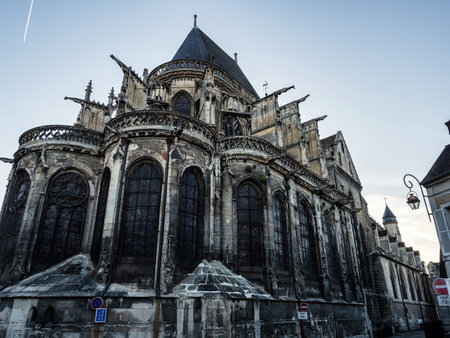 Margny-les-Compiegne is a beautiful town in France. Medieval town, old gothic cathedrals. Historical...