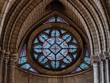 The cathedral in Amiens, France. The oldest and largest Gothic cathedral of the 12th century
