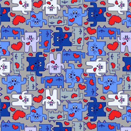 BlueCatのイラスト素材