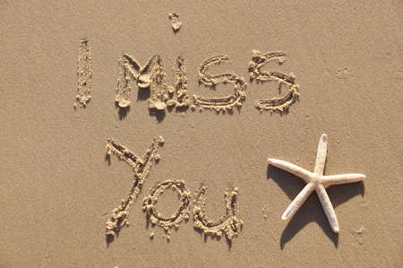 I miss youの写真素材