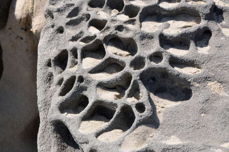 Rock holesの写真素材