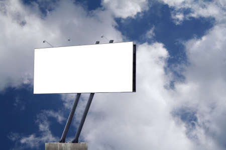 billboard on an airの写真素材