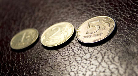 Russian coinsの写真素材