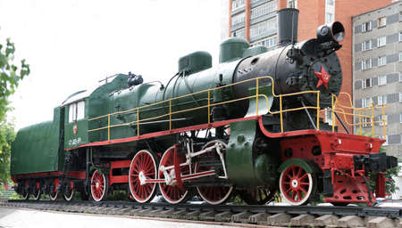 steam locomotive of times of the second world war