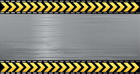 Under construction illustration vector layered banner dangerのイラスト素材