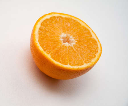 natural fresh and taste orange on light background