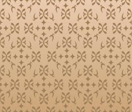Retro Wallpaper background in brown color. Hires JPG included.のイラスト素材