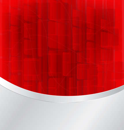 red bokeh abstract light background with silver frame のイラスト素材