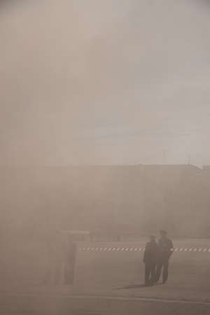 RUSSIA, PENZA - MAY 1: May Day demonstration. People celebrate Labor Day, May 1, 2012 in Penza...