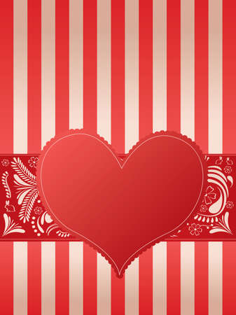 Valentine cardのイラスト素材