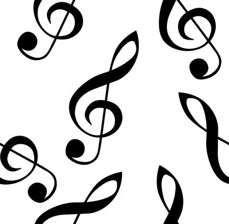 Abstract music seamless pattern background illustration for your designのイラスト素材