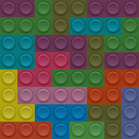 Colorful block vector seamless illustration for your designのイラスト素材