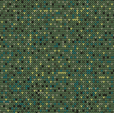 Colorful knitted pattern Seamless illustration for your designのイラスト素材