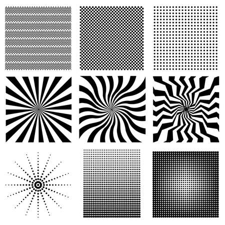   halftone, rays, cell, zigzag patternのイラスト素材