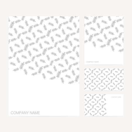 Corporate identity business set design and wedding invitation. Abstract backgroundの写真素材