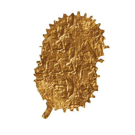 Golden inky grunge splash Vector illustrationのイラスト素材