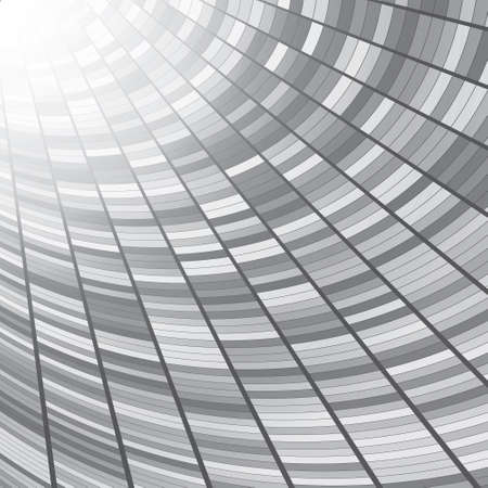 Abstract perspective tunnel background. Vector illustration. Gray rectangles.のイラスト素材