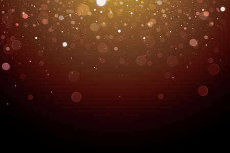 Abstract Bokeh Light on Dark Background. Vector Illustration.のイラスト素材