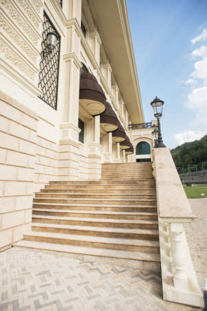 Esto Sadok. Sochi. Krasnaya Polyana. Russia - September 4, 2018: Casino Soch in Esto Sadok. Krasnaya Polyana. Sochi. Russia.のeditorial素材