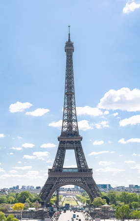 Paris. France - May 15, 2019: Eiffel Tower in Paris. France. Best Destination in Europe.のeditorial素材