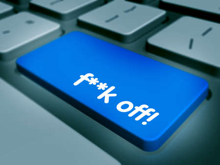 Computer keyboard keys labeledの写真素材