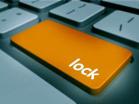 Computer keyboard keys labeledの写真素材
