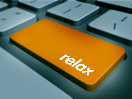 Computer keyboard keys labeledの写真素材