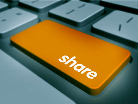 Computer keyboard keys labeledの写真素材