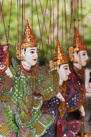 Traditional Puppet, Laosの写真素材