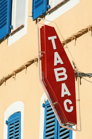 French Tabac Signの写真素材