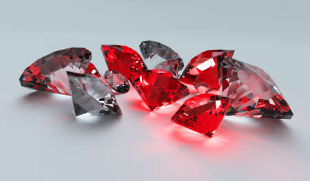 Rubies and Diamondsの写真素材