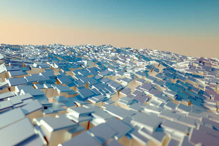Sea of cubesの写真素材