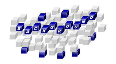 cubes backgroundのイラスト素材