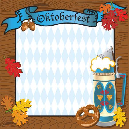 Oktoberfest Party Invitationのイラスト素材